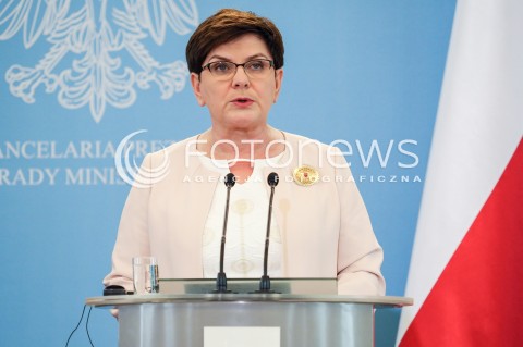  30.06.2017 WARSZAWA<br />WIZYTA PREMIERA HISZPANII <br />N/Z PREMIER BEATA SZYDLO<br /> 