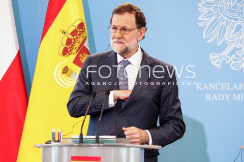 30.06.2017 WARSZAWA<br />WIZYTA PREMIERA HISZPANII <br />N/Z PREMIER HISZPANII MARIANO RAJOY<br /> 