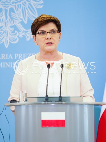  30.06.2017 WARSZAWA<br />WIZYTA PREMIERA HISZPANII <br />N/Z PREMIER BEATA SZYDLO<br /> 