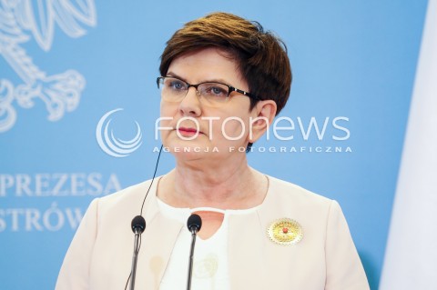  30.06.2017 WARSZAWA<br />WIZYTA PREMIERA HISZPANII <br />N/Z PREMIER BEATA SZYDLO<br /> 