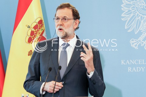  30.06.2017 WARSZAWA<br />WIZYTA PREMIERA HISZPANII <br />N/Z PREMIER HISZPANII MARIANO RAJOY<br /> 
