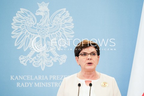  30.06.2017 WARSZAWA<br />WIZYTA PREMIERA HISZPANII <br />N/Z PREMIER BEATA SZYDLO<br /> 