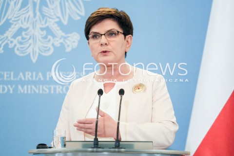  30.06.2017 WARSZAWA<br />WIZYTA PREMIERA HISZPANII <br />N/Z PREMIER BEATA SZYDLO<br /> 