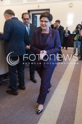  05.07.2017 WARSZAWA <br />POSIEDZENIE RADY MINISTROW <br />N/Z PREMIER BEATA SZYDLO<br /> 