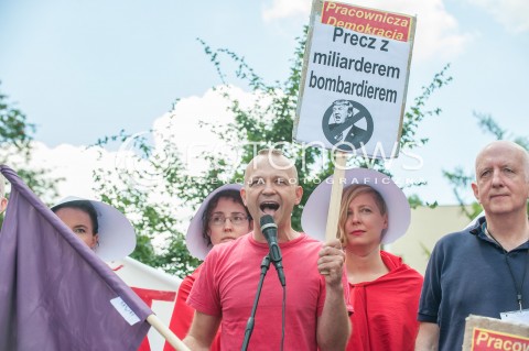  06.07.2017 WARSZAWA<br />MANIFESTACJA ANTY TRUMP<br />N/Z FILIP ILKOWSKI<br /> 