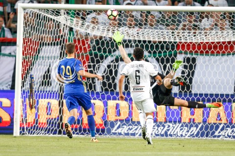  07.07.2017 WARSZAWA PILKA NOZNA <br />
FOOTBALL SUPERPUCHAR STADION LEGII<br />
MECZ LEGIA WARSZAWA - ARKA GDYNIA<br />
N/Z GOL BRAMKA DLA LEGII PAVELS STEINBORS <br />
 