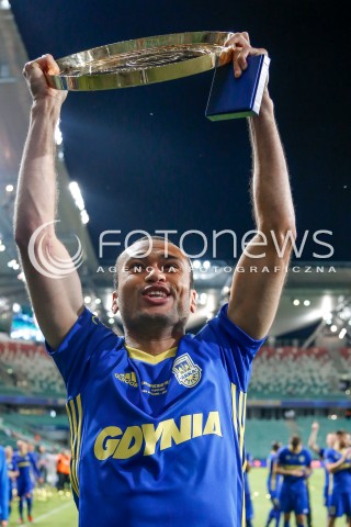  07.07.2017 WARSZAWA PILKA NOZNA <br />
FOOTBALL SUPERPUCHAR STADION LEGII<br />
MECZ LEGIA WARSZAWA - ARKA GDYNIA<br />
N/Z MARCUS DA SILVA DE OLIVEIRA<br />
 