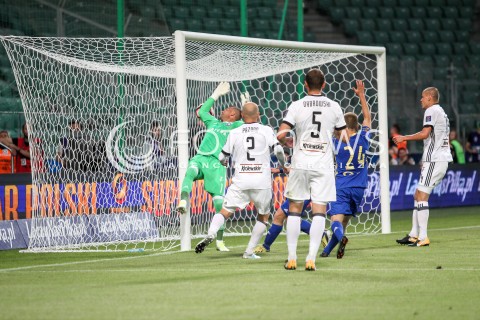  07.07.2017 WARSZAWA PILKA NOZNA <br />
FOOTBALL SUPERPUCHAR STADION LEGII<br />
MECZ LEGIA WARSZAWA - ARKA GDYNIA<br />
N/Z GOL DLA ARKI GDYNIA<br />
 