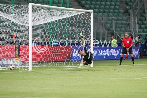  07.07.2017 WARSZAWA PILKA NOZNA <br />
FOOTBALL SUPERPUCHAR STADION LEGII<br />
MECZ LEGIA WARSZAWA - ARKA GDYNIA<br />
N/Z KARNY GOL DLA LEGII WARSZAWA<br />
 