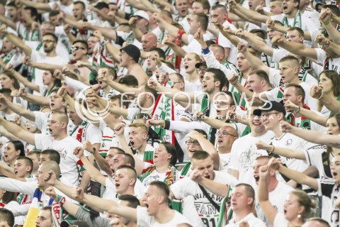  07.07.2017 WARSZAWA <br />
PILKA NOZNA FOOTBALL SUPERPUCHAR <br />
MECZ LEGIA WARSZAWA - ARKA GDYNIA <br />
N/Z KIBICE TRYBUNY DOPING EMOCJE ZYLETA<br />
 