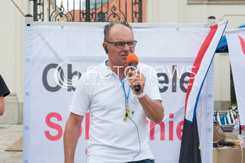  08.07.2017 WARSZAWA<br />PIKIETA POPARCIA DLA DELEGALIZACJI ONR<br />N/Z ANDRZEJ MAJDAN<br /> 