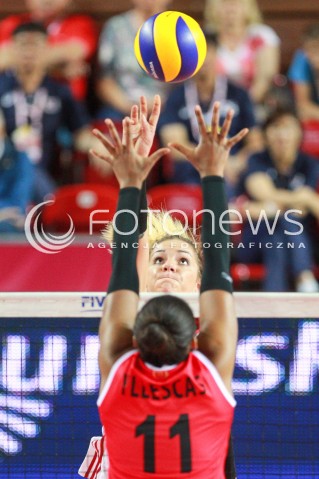 14.07.2017 OSTROWIEC SWIETOKRZYSKI <br />SIATKOWKA KOBIET <br />WORLD GRAND PRIX II DYWIZJI 2017 FIVB VOLLEYBALL <br />MECZ POLSKA - PERU ( POLAND - PERU ) <br />N/Z MALWINA SMARZEK <br /> 