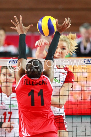  14.07.2017 OSTROWIEC SWIETOKRZYSKI <br />SIATKOWKA KOBIET <br />WORLD GRAND PRIX II DYWIZJI 2017 FIVB VOLLEYBALL <br />MECZ POLSKA - PERU ( POLAND - PERU ) <br />N/Z AGNIESZKA KAKOLEWSKA <br /> 