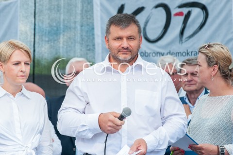  16.07.2017 WARSZAWA<br />MANIFESTACJA OPOZYCJI POD SEJMEM<br />N/Z WALDEMAR ZUREK<br /> 
