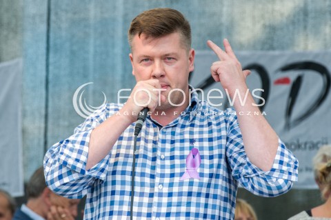  16.07.2017 WARSZAWA<br />MANIFESTACJA OPOZYCJI POD SEJMEM<br />N/Z JAROSLAW MARCINIAK<br /> 