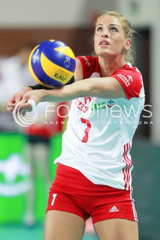  16.07.2017 OSTROWIEC SWIETOKRZYSKI <br />SIATKOWKA KOBIET <br />WORLD GRAND PRIX II DYWIZJI 2017 FIVB VOLLEYBALL <br />MECZ POLSKA - KOREA POLUDNIOWA ( POLAND - KOREA ) <br />N/Z BERENIKA TOMSIA SYLWETKA <br /> 