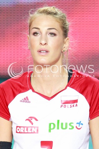  16.07.2017 OSTROWIEC SWIETOKRZYSKI <br />SIATKOWKA KOBIET <br />WORLD GRAND PRIX II DYWIZJI 2017 FIVB VOLLEYBALL <br />MECZ POLSKA - KOREA POLUDNIOWA ( POLAND - KOREA ) <br />N/Z BERENIKA TOMSIA SYLWETKA GLOWKA PORTRET <br /> 