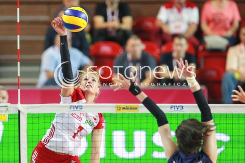  16.07.2017 OSTROWIEC SWIETOKRZYSKI <br />SIATKOWKA KOBIET <br />WORLD GRAND PRIX II DYWIZJI 2017 FIVB VOLLEYBALL <br />MECZ POLSKA - KOREA POLUDNIOWA ( POLAND - KOREA ) <br />N/Z BERENIKA TOMSIA <br /> 