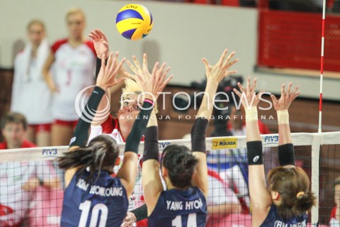  16.07.2017 OSTROWIEC SWIETOKRZYSKI <br />SIATKOWKA KOBIET <br />WORLD GRAND PRIX II DYWIZJI 2017 FIVB VOLLEYBALL <br />MECZ POLSKA - KOREA POLUDNIOWA ( POLAND - KOREA ) <br />N/Z MALWINA SMARZEK <br /> 