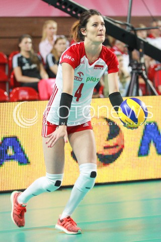  16.07.2017 OSTROWIEC SWIETOKRZYSKI <br />SIATKOWKA KOBIET <br />WORLD GRAND PRIX II DYWIZJI 2017 FIVB VOLLEYBALL <br />MECZ POLSKA - KOREA POLUDNIOWA ( POLAND - KOREA ) <br />N/Z PATRYCJA POLAK SYLWETKA <br /> 