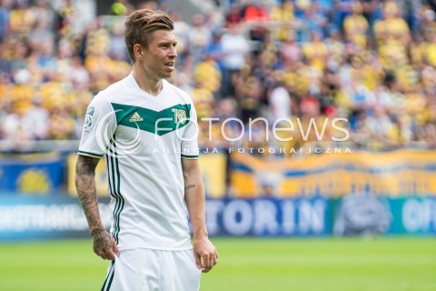  16.07.2017 GDANSK PILKA NOZNA<br />EKSTRAKLASA SEZON 2017/2018<br />MECZ ARKA GDYNIA - SLASK WROCLAW<br />N/Z JAKUB KOSECKI<br /> 