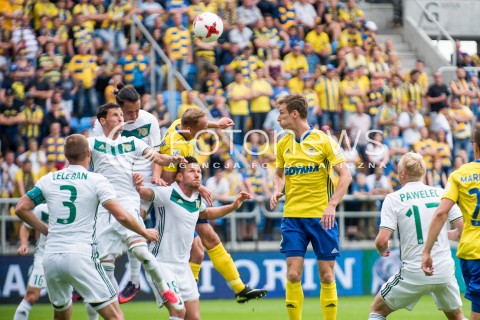  16.07.2017 GDANSK PILKA NOZNA<br />EKSTRAKLASA SEZON 2017/2018<br />MECZ ARKA GDYNIA - SLASK WROCLAW<br />N/Z LUKASZ MADEJ<br /> 