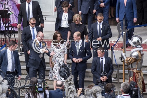  18.07.2017 GDANSK<br />WIZYTA KSIEZNEJ KATE I KSIECIA WILLIAMA W GDANSKU  <br />N/Z PREZYDENT MIASTA GDANSK PAWEL ADAMOWICZ KSIEZNA KATE KATARZYNA MIDDLETON - ( KSIEZNA CAMBRIDGE ) KSIAZE WILLIAM<br /> 