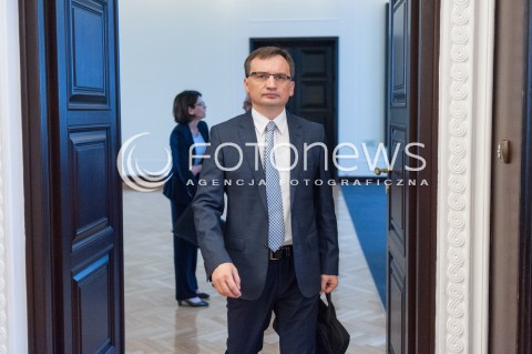  25.07.2017 WARSZAWA <br />POSIEDZENIE RADY MINISTROW <br />N/Z ZBIGNIEW ZIOBRO<br /> 
