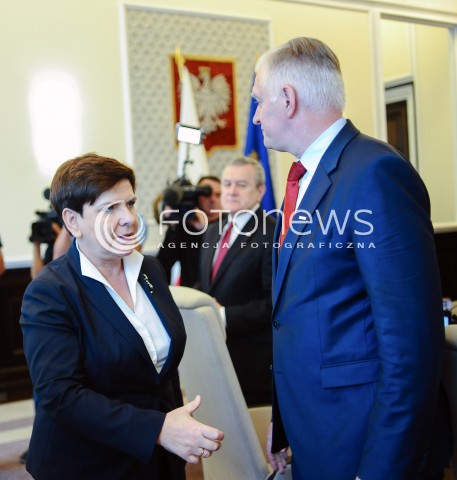  25.07.2017 WARSZAWA <br />POSIEDZENIE RADY MINISTROW <br />N/Z BEATA SZYDLO JAROSLAW GOWIN<br /> 