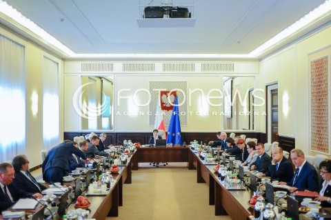  25.07.2017 WARSZAWA <br />POSIEDZENIE RADY MINISTROW <br />N/Z SALA PLENARNA RZAD<br /> 