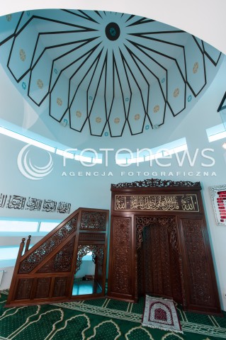  27.07.2017 WARSZAWA<br />CENTRUM KULTURY MUZULMANSKIEJ<br />N/Z MIHRAB MOWNICA KOPULA<br /> 