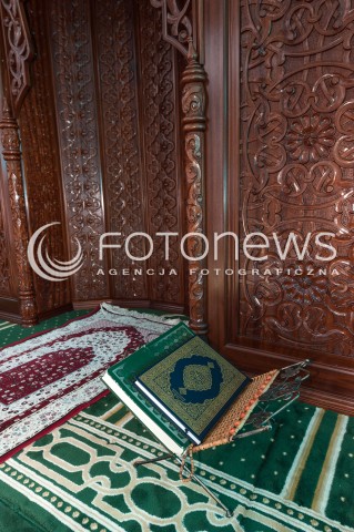 27.07.2017 WARSZAWA<br />CENTRUM KULTURY MUZULMANSKIEJ<br />N/Z MIHRAB KORAN<br /> 