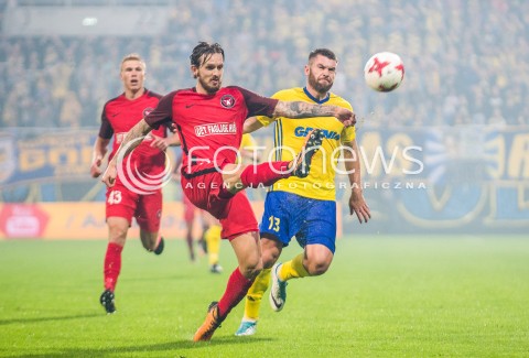  27.07.2017 GDYNIA<br />MECZ 3. RUNDY ELIMINACJI LIGI EUROPY UEFA SEZON 2017/2018 W PILCE NOZNEJ<br />3. QUALIFYING ROUND UEFA EUROPA LEAGUE SEASON 2017/2018 FOOTBALL<br />ARKA GDYNIA - FC MIDTJYLLAND<br />N/Z GRZEGORZ PIESIO KIAN HANSEN<br /> 