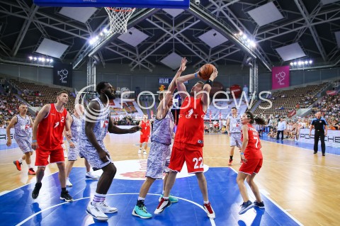  30.07.2017 LODZ MECZ KOSZYKOWKI GORTAT TEAM VS WOJSKO POLSKIE W LODZKIEJ ATLAS ARENIE<br />
N/Z WOJCIECH LOZOWSKI LOZO<br />
 