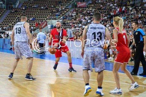  30.07.2017 LODZ MECZ KOSZYKOWKI GORTAT TEAM VS WOJSKO POLSKIE W LODZKIEJ ATLAS ARENIE<br />
N/Z MARCIN GORTAT<br />
 