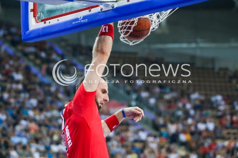  30.07.2017 LODZ MECZ KOSZYKOWKI GORTAT TEAM VS WOJSKO POLSKIE W LODZKIEJ ATLAS ARENIE<br />
N/Z MARCIN GORTAT SYLWETKA<br />
 