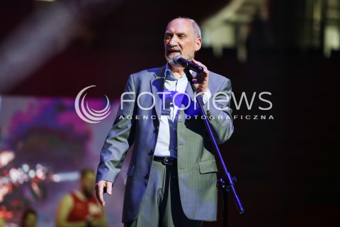  30.07.2017 LODZ MECZ KOSZYKOWKI GORTAT TEAM VS WOJSKO POLSKIE W LODZKIEJ ATLAS ARENIE<br />
N/Z ANTONI MACIEREWICZ SYLWETKA<br />
 