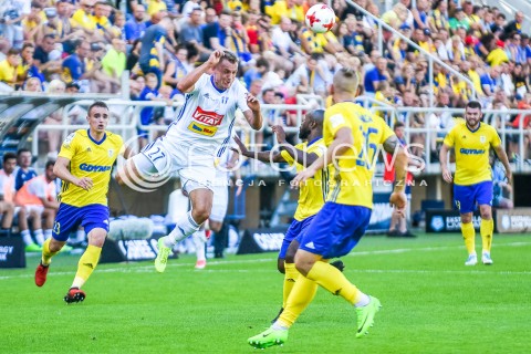  30.07.2017 GDYNIA <br />PILKA NOZNA - EKSTRAKLASA SEZON 2017/2018<br />MECZ ARKA GDYNIA - WISLA PLOCK<br />N/Z MARCIN WARCHOLAK MATEUSZ PIATKOWSKI ADAM DANCH <br /> 