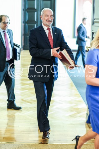  31.07.2017 WARSZAWA<br />POSIEDZENIE RADY MINISTROW<br />N/Z ANTONI MACIEREWICZ<br /> 