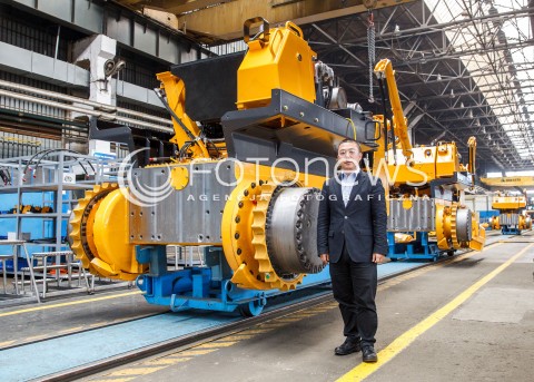  01.08.2017 STALOWA WOLA <br />HOU YUBO - PREZES FIRMY LIUGONG DRESSTA MACHINERY<br />N/Z HOU YUBO<br /> 