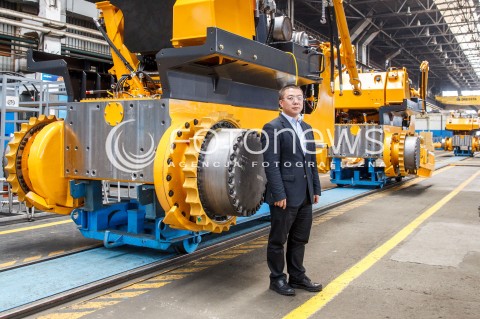  01.08.2017 STALOWA WOLA <br />HOU YUBO - PREZES FIRMY LIUGONG DRESSTA MACHINERY<br />N/Z HOU YUBO<br /> 