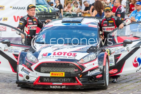  05.08.2017 RZESZOW <br />26. RAJD RZESZOWSKI <br />META I DEKORACJA ZAWODNIKOW <br />N/Z KAJETAN KAJETANOWICZ JAROSLAW BARAN<br /> 