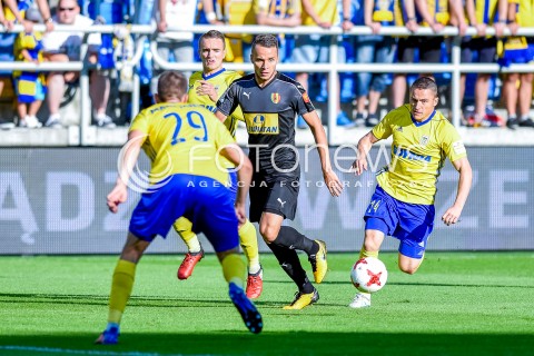  07.08.2017 GDYNIA <br />PILKA NOZNA - EKSTRAKLASA SEZON 2017/2018<br />MECZ ARKA GDYNIA - KORONA KIELCE<br />N/Z MICHAL MARCJANIK, MARCIN CEBULA, MICHAL NALEPA<br /> 
