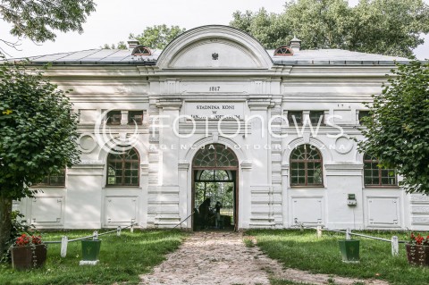  08.08.2017 JANOW PODLASKI<br />STADNINA KONI <br />ZDJECIE ILUSTRACYJNE<br />N/Z ZABYTKOWA CIAGLE UZYTKOWANA KLASYCYSTYCZNA  STAJNIA Z 1817 ROKU <br /> 