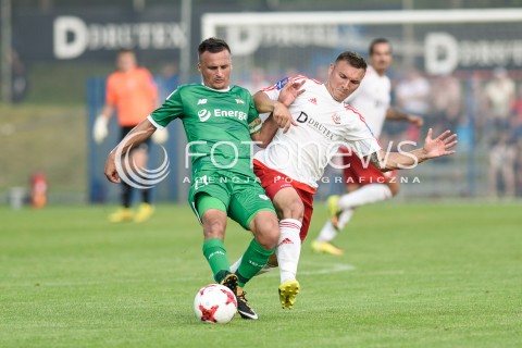  09.08.2017 BYTOW <br />PILKA NOZNA - 1/16 PUCHARU POLSKI<br />MECZ DRUTEX-BYTOVIA BYTOW - LECHIA GDANSK<br />N/Z SLAWOMIR PESZKO WOJCIECH WILCZYNSKI<br /> 