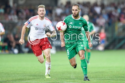  09.08.2017 BYTOW <br />PILKA NOZNA - 1/16 PUCHARU POLSKI<br />MECZ DRUTEX-BYTOVIA BYTOW - LECHIA GDANSK<br />N/Z FLAVIO PAIXAO<br /> 
