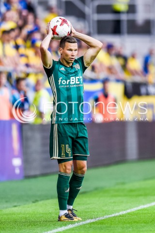  10.08.2017 GDYNIA <br />PILKA NOZNA - 1/16 PUCHARU POLSKI<br />MECZ ARKA GDYNIA - SLASK WROCLAW<br />N/Z MICHAL MAK<br /> 