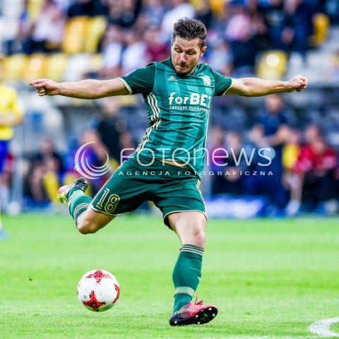  10.08.2017 GDYNIA <br />PILKA NOZNA - 1/16 PUCHARU POLSKI<br />MECZ ARKA GDYNIA - SLASK WROCLAW<br />N/Z LUKASZ MADEJ<br /> 
