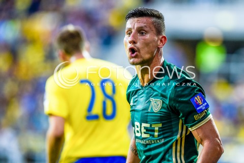  10.08.2017 GDYNIA <br />PILKA NOZNA - 1/16 PUCHARU POLSKI<br />MECZ ARKA GDYNIA - SLASK WROCLAW<br />N/Z ARKADIUSZ PIECH<br /> 