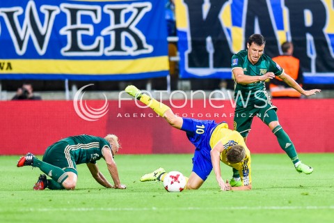  10.08.2017 GDYNIA <br />PILKA NOZNA - 1/16 PUCHARU POLSKI<br />MECZ ARKA GDYNIA - SLASK WROCLAW<br />N/Z MATEUSZ SZWOCH<br /> 